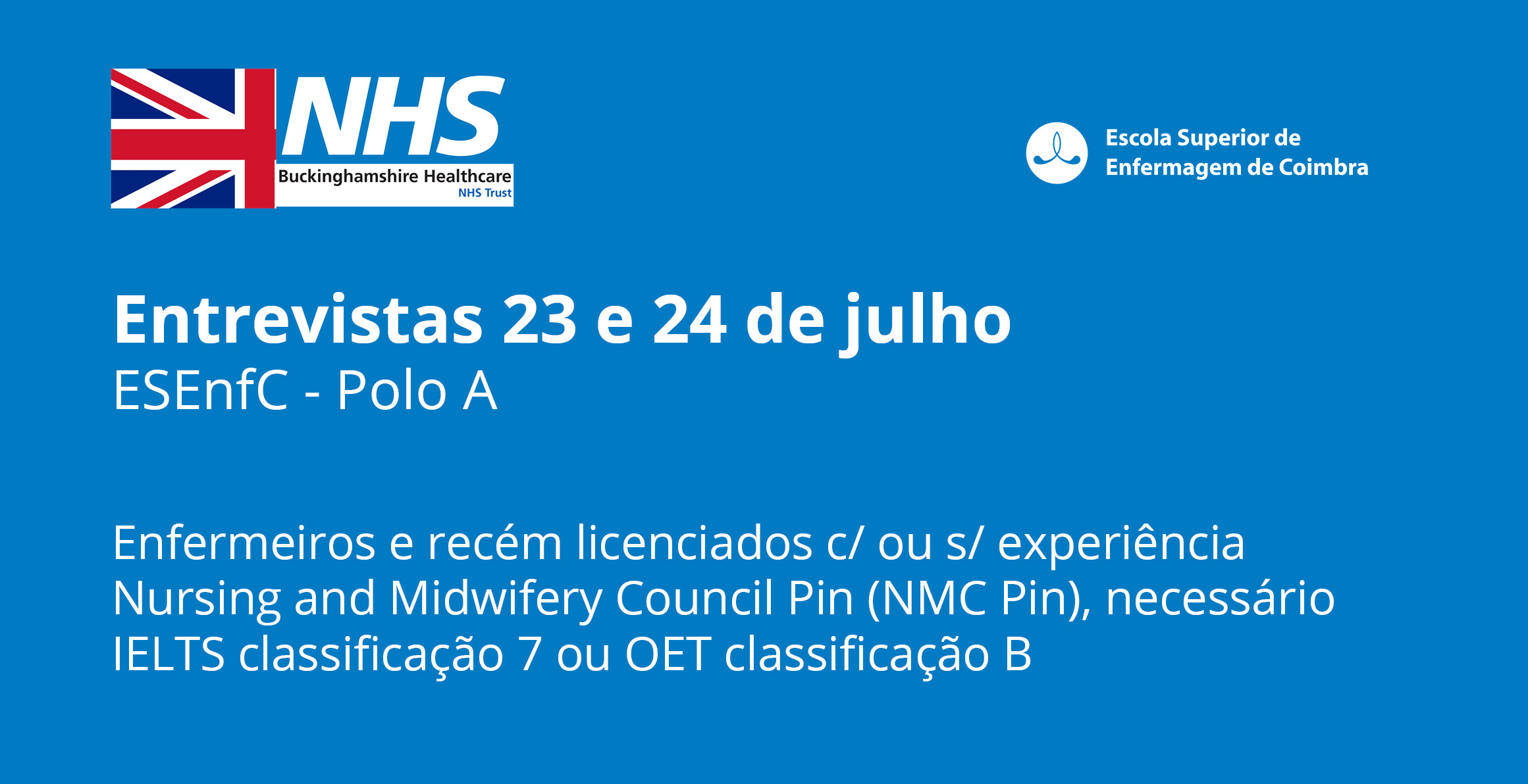 23 e 24 julho - entrevistas enfermerios e recem licenciados