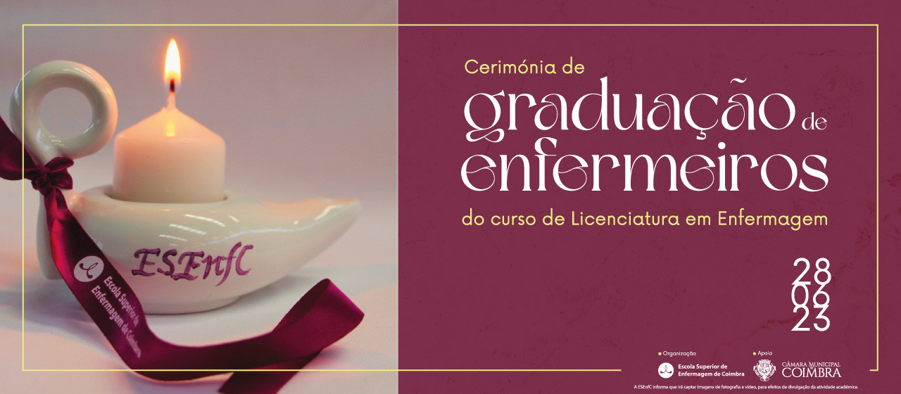 Cerimónia de graduação de enfermeiros